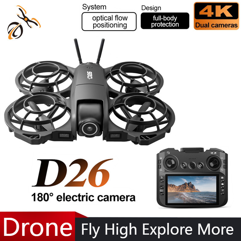 Drone Gimbal Brushless - D26 Drone 4K Aerial HD 180°