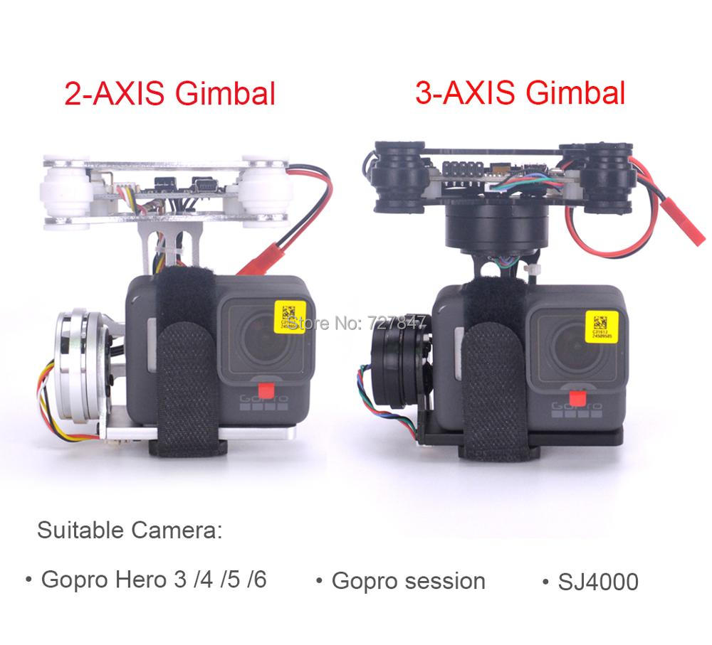 Drone Gimbal For Gopro - RTF FPV 3-AXIS / Lightweight 2-AXIS