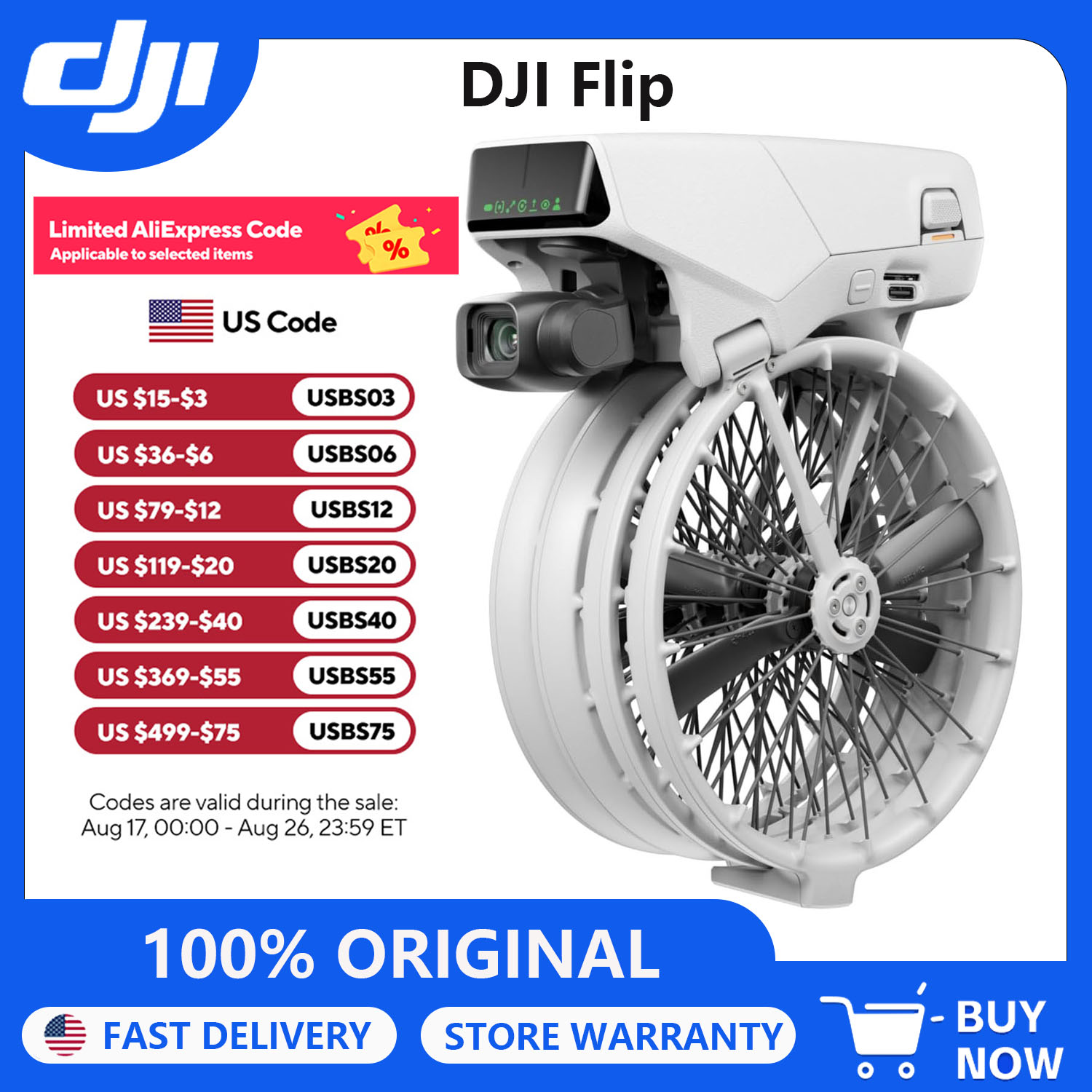Refurbished DJI Drones Flip Fl - огляд і ціна Drone Gimbal 2 Axis