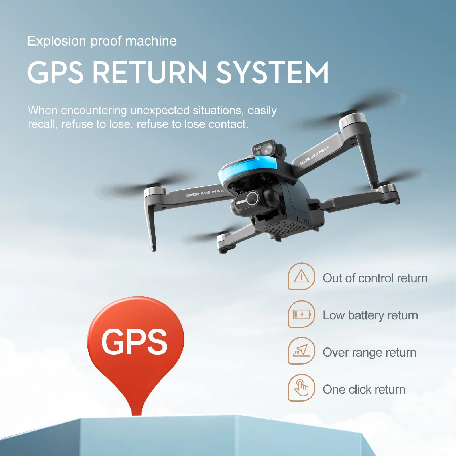 NEW S9S MAX MINI Drone 4K 2-Ax - огляд і ціна Drone Gimbal Brushless