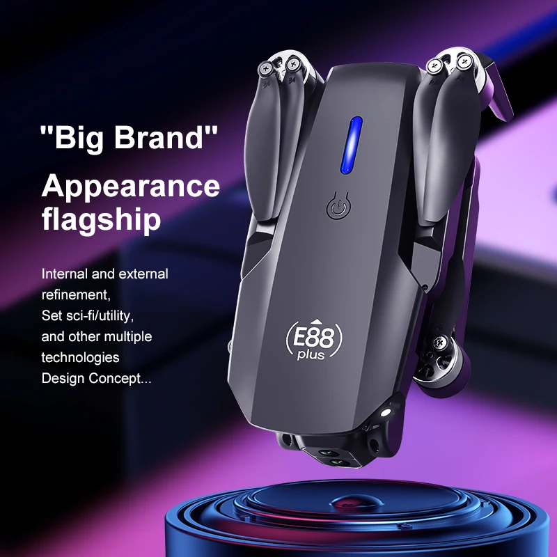 New E88 Plus Quadcopter Drone: - огляд і ціна Drone Gimbal Brushless