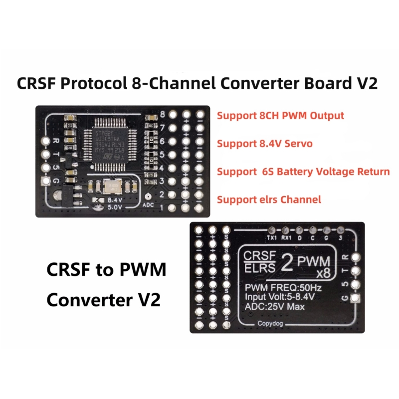 TBS Crossfire ELRS to PWM Conv - огляд і ціна Tbs Fpv Crossfire