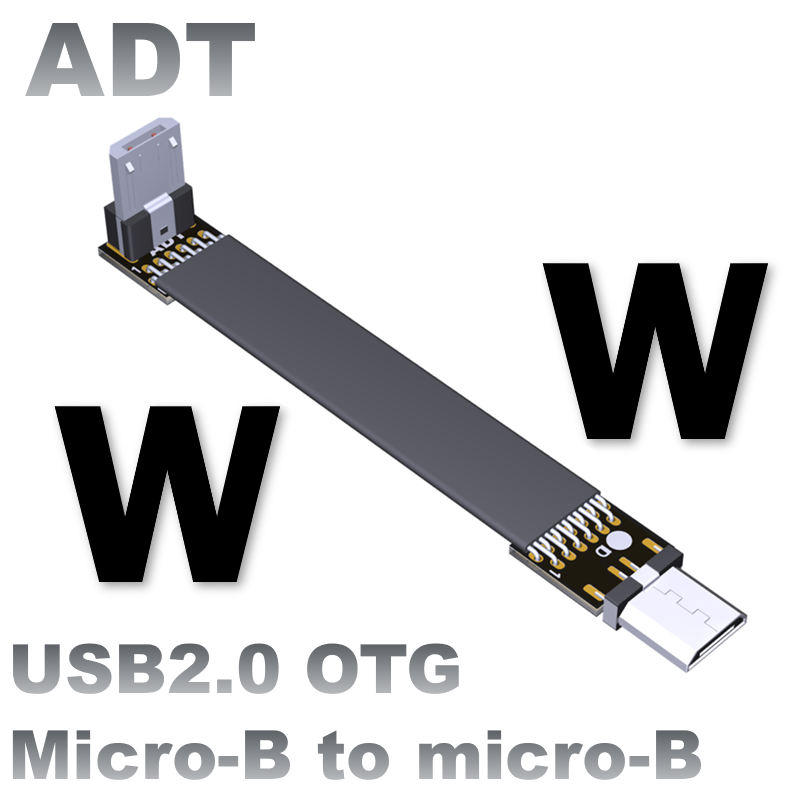 USB 2.0 Micro-B Male to Female - огляд і ціна Drone Gimbal For Gopro